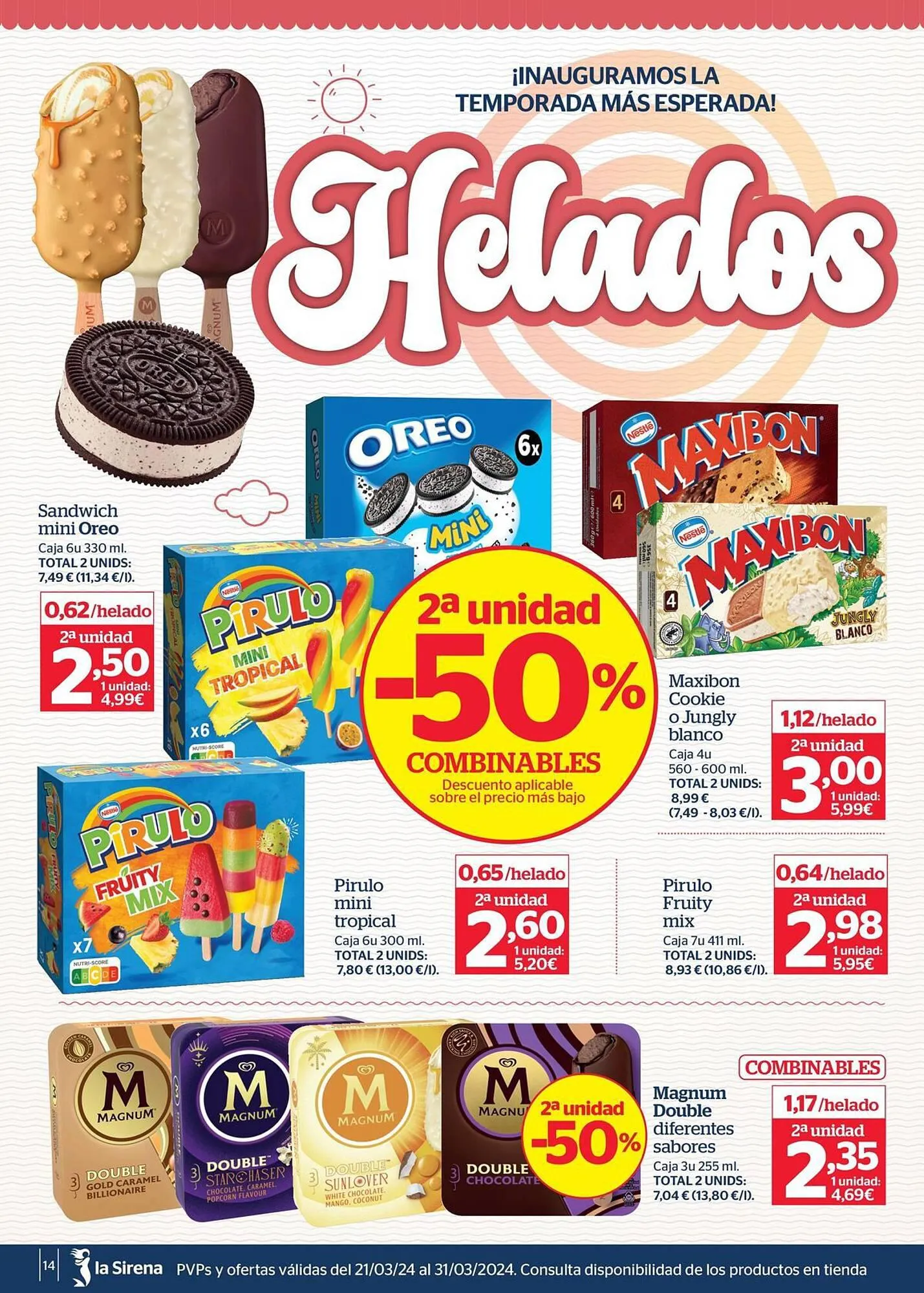 Catálogo de Folleto La Sirena 21 de marzo al 31 de marzo 2024 - Página 14