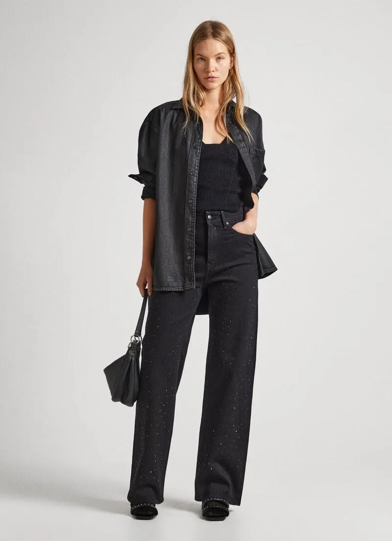 SOBRECAMISA DENIM FIT OVERSIZED