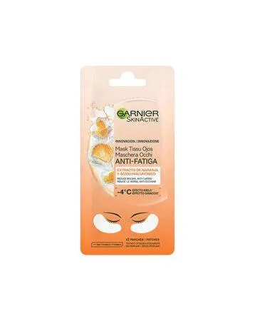 Mascarilla de Ojos Garnier Antifatiga con Extracto de Naranja y Ácido Hialurónico