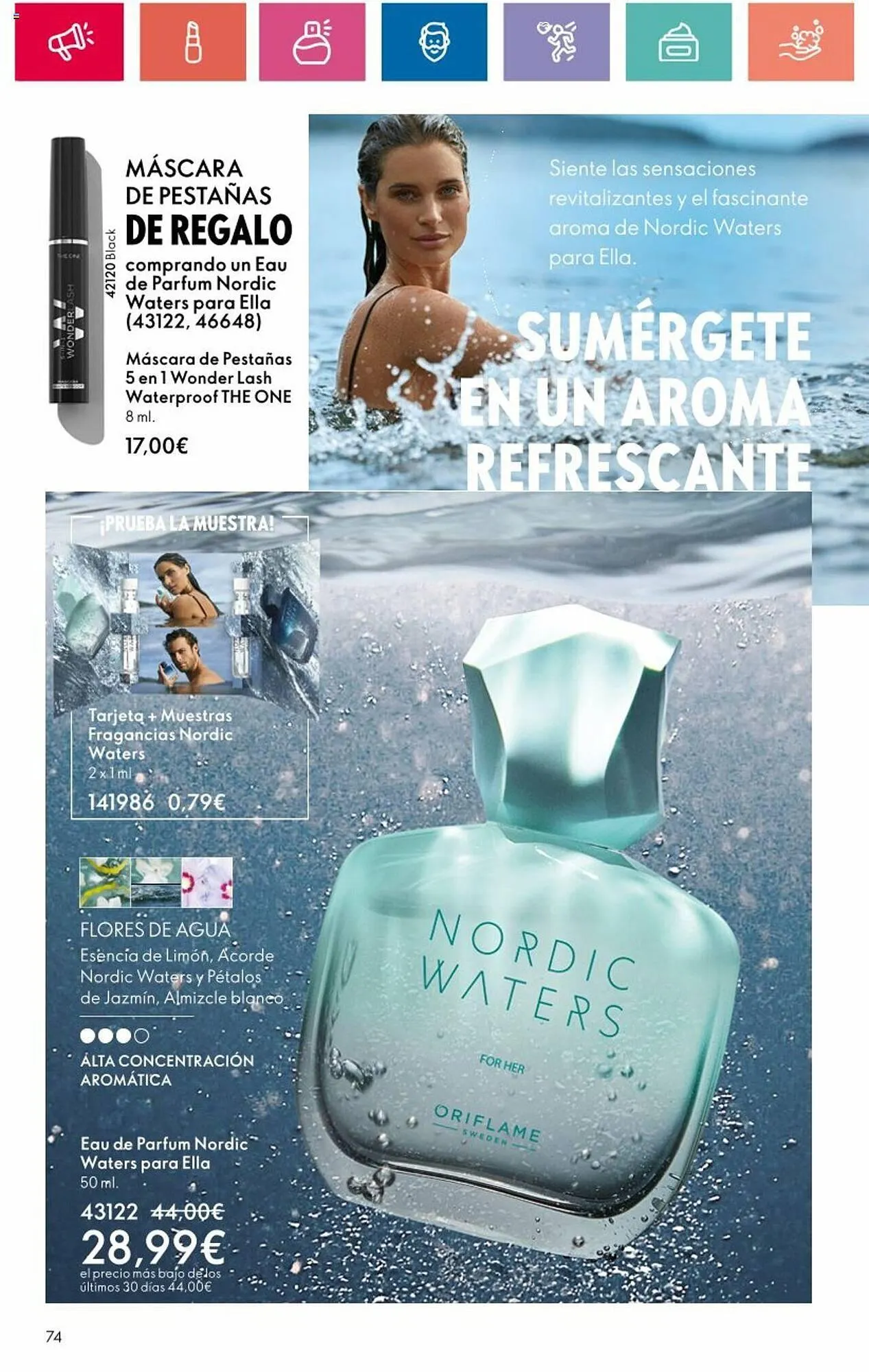 Catálogo de Folleto Oriflame 7 de mayo al 27 de mayo 2024 - Página 74