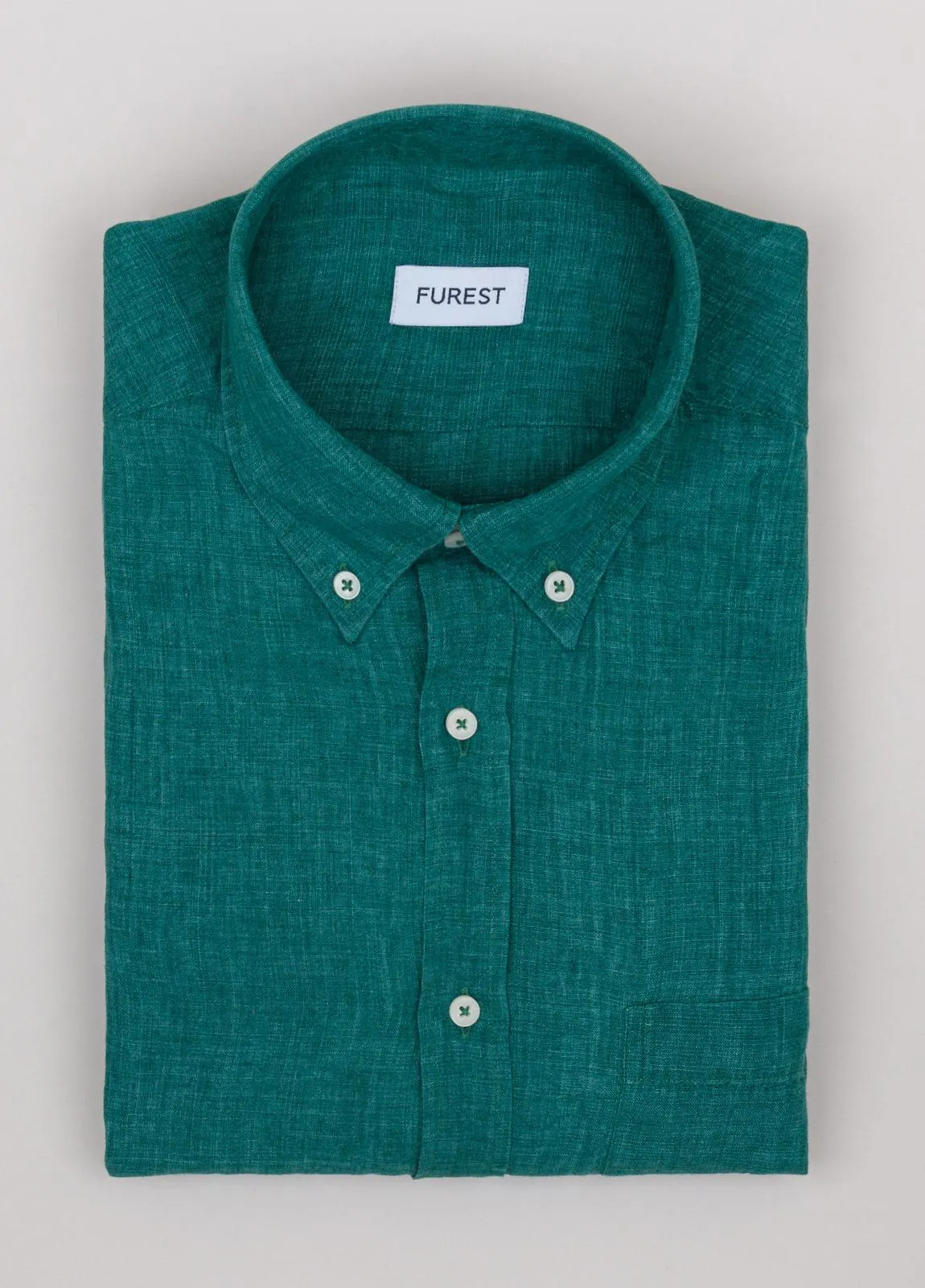 Camisa sport FUREST COLECCIÓN lino verde