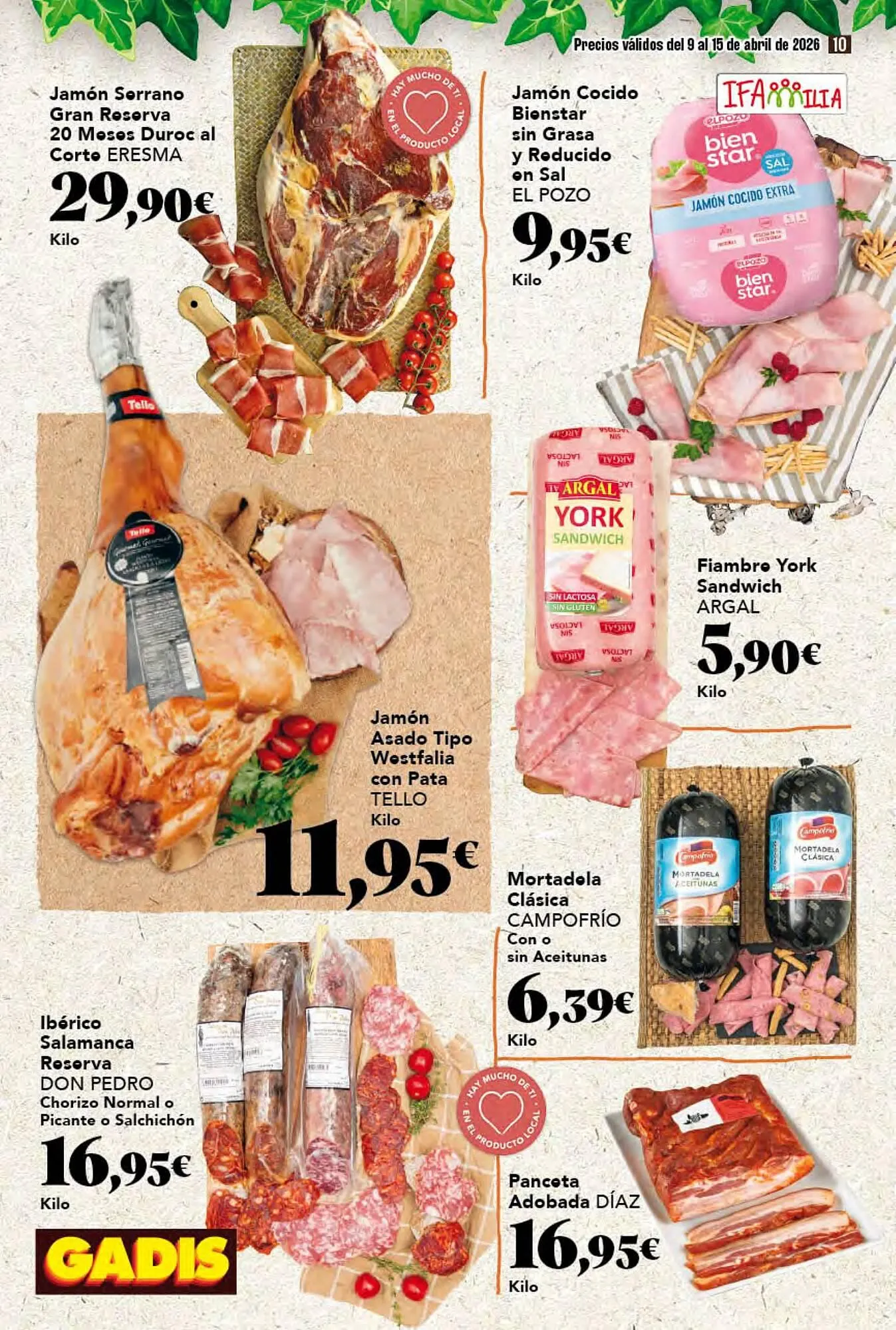 Catálogo de Folleto Gadis 9 de abril al 15 de abril 2026 - Página 10