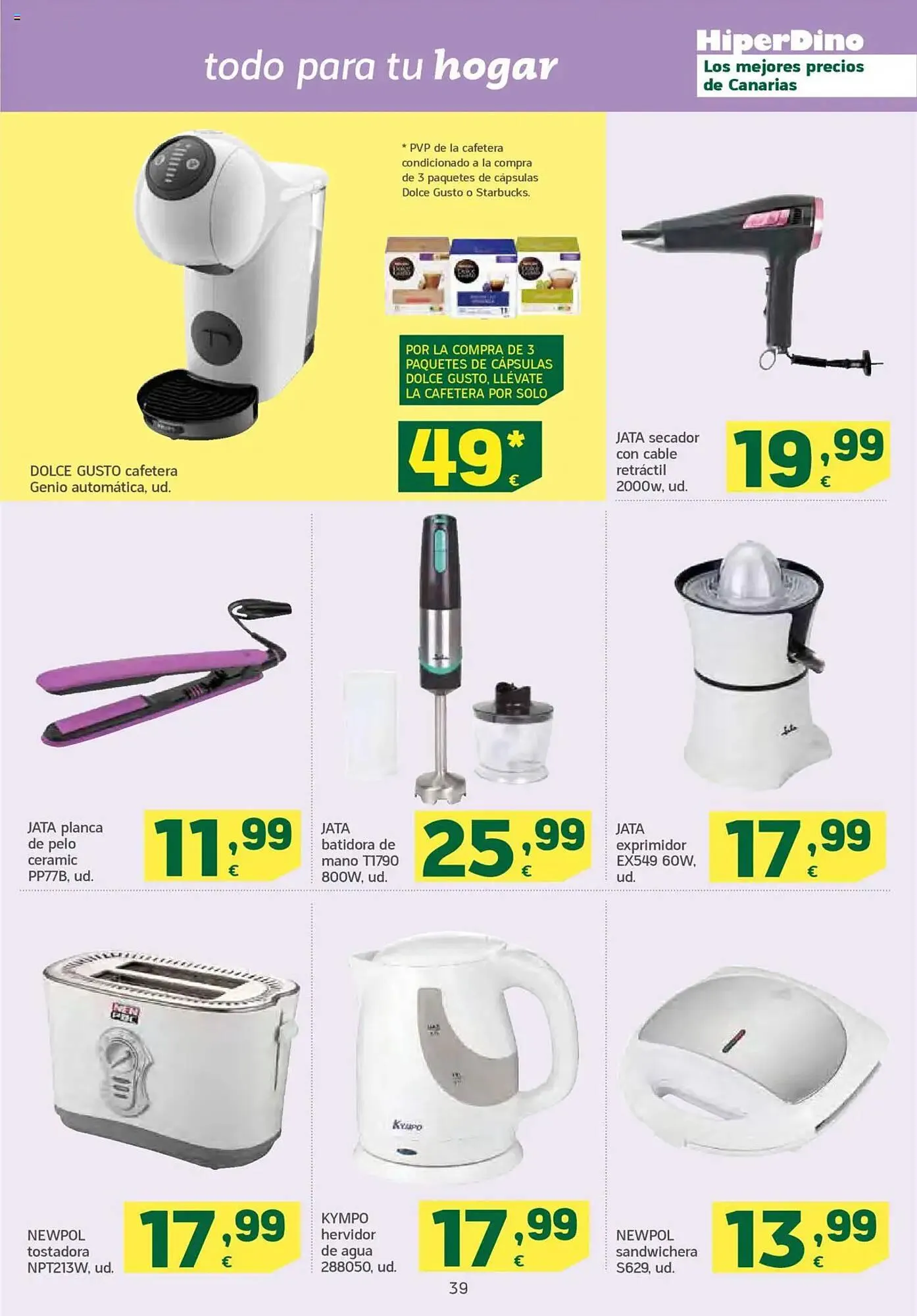 Catálogo de Folleto HiperDino 26 de agosto al 8 de septiembre 2025 - Página 39