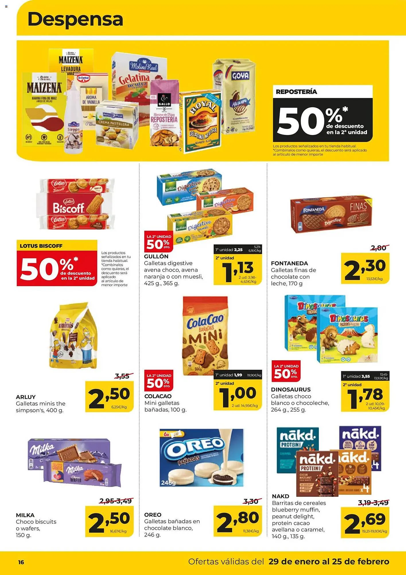 Catálogo de Folleto Alimerka 29 de enero al 25 de febrero 2026 - Página 16