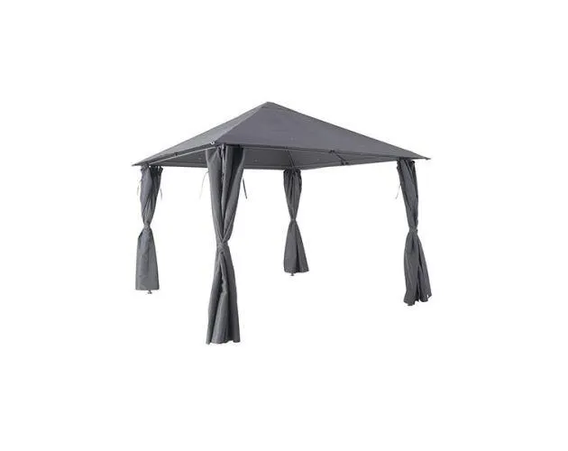 Carpa de acero gris shamal 2,7x3x3m Goodhome