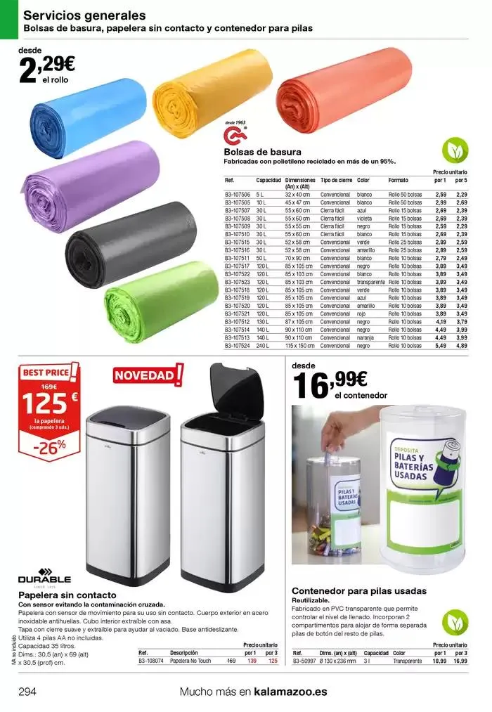 Catálogo de Staples Kalamazoo Catálogo General 9 de enero al 30 de septiembre 2025 - Página 294