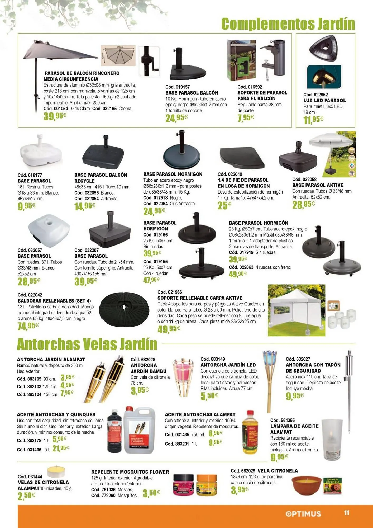 Catálogo de Folleto Optimus 21 de marzo al 31 de agosto 2024 - Página 11