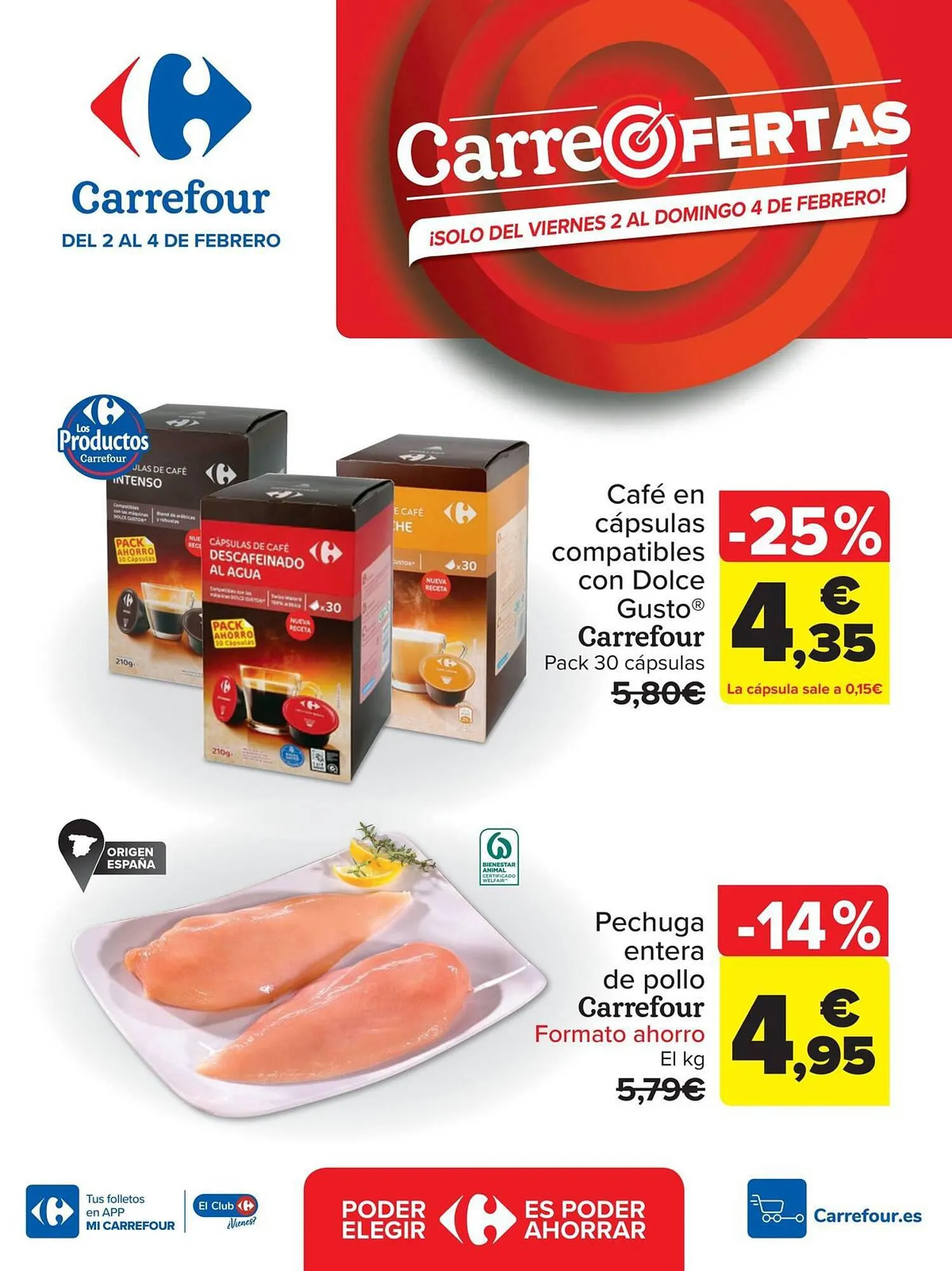 Catálogo de Folleto Carrefour 2 de febrero al 4 de febrero 2024 - Página 1