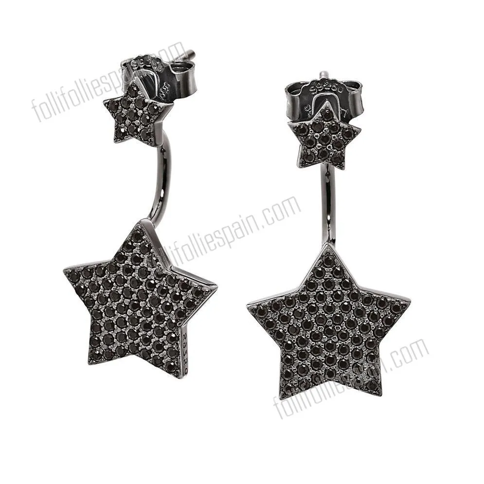 Folli Follie historias Pendientes de plata de moda con un descuento impopularidad