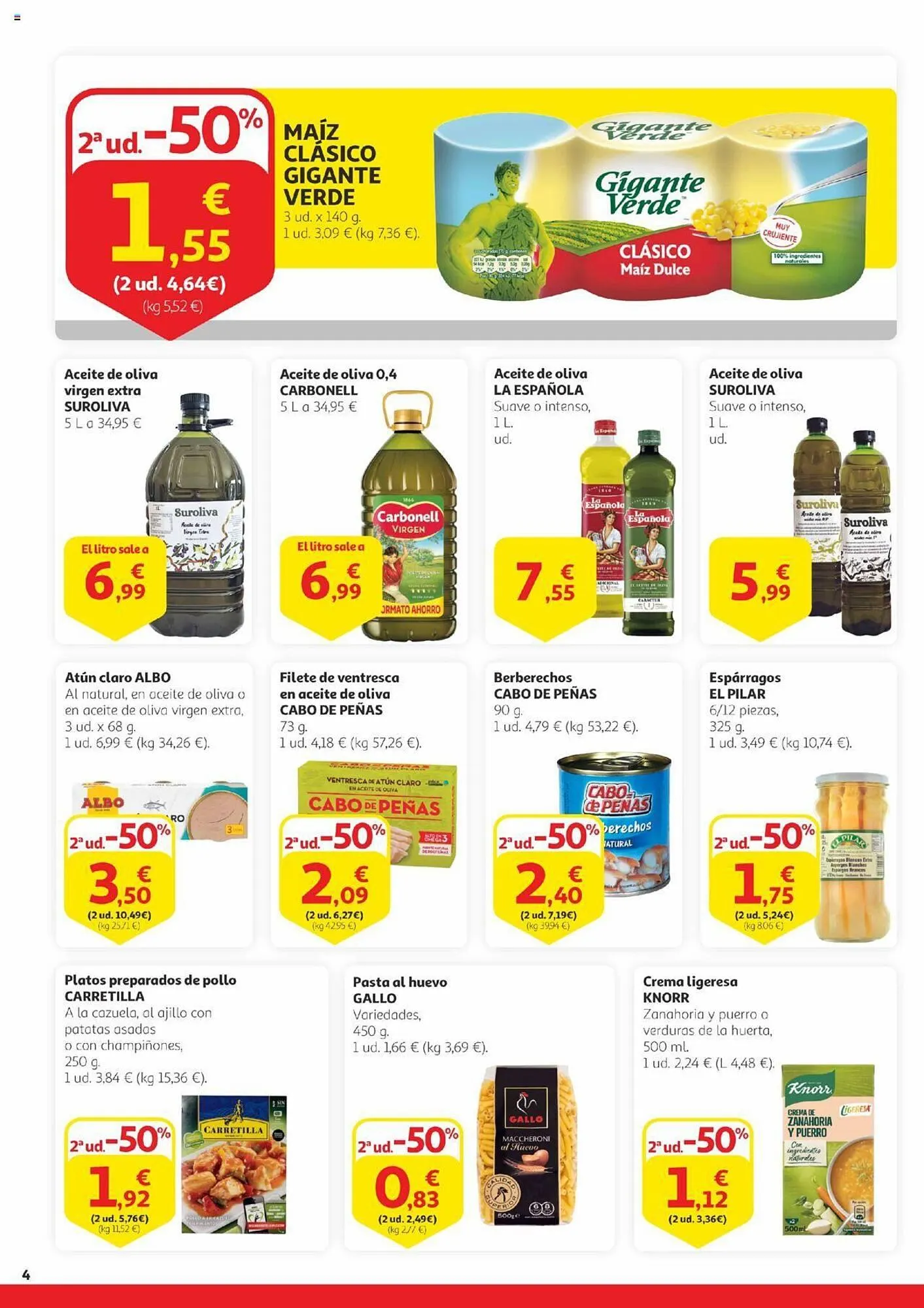 Catálogo de Folleto Alcampo 26 de septiembre al 9 de octubre 2024 - Página 4