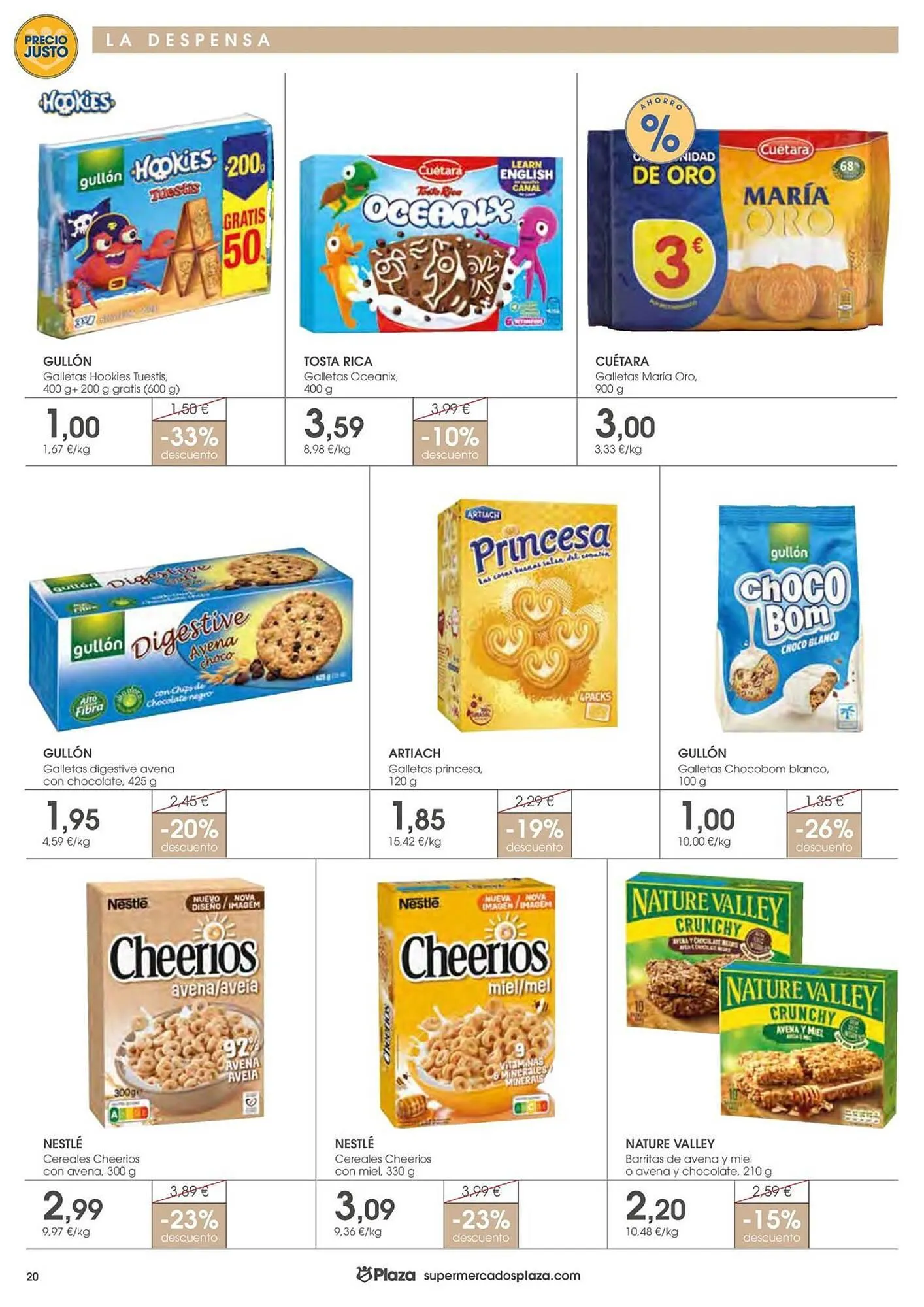 Catálogo de Folleto Supermercados Plaza 19 de marzo al 8 de abril 2026 - Página 20