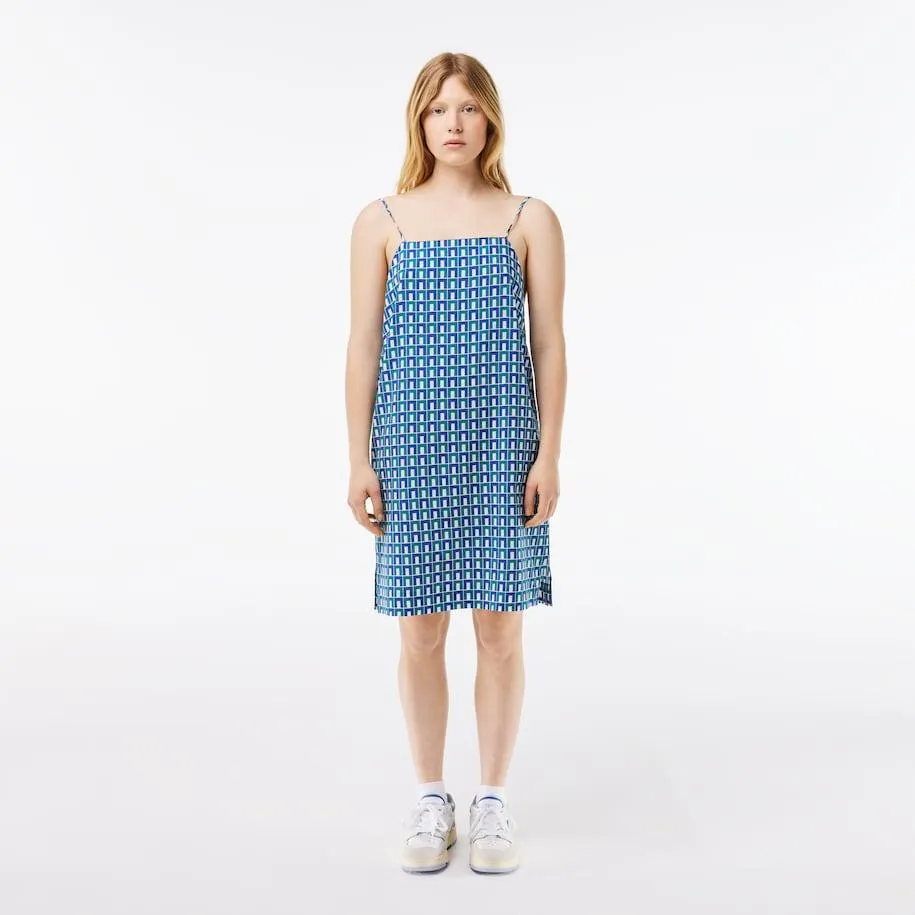 Vestido veraniego de algodón ligero y estampado