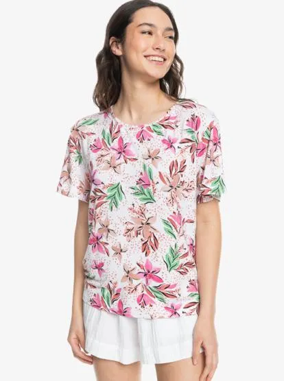 Flowers For Life - Camiseta estampada para Mujer