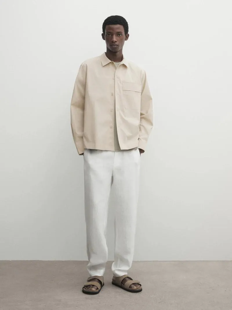Sobrecamisa popelín bolsillo
