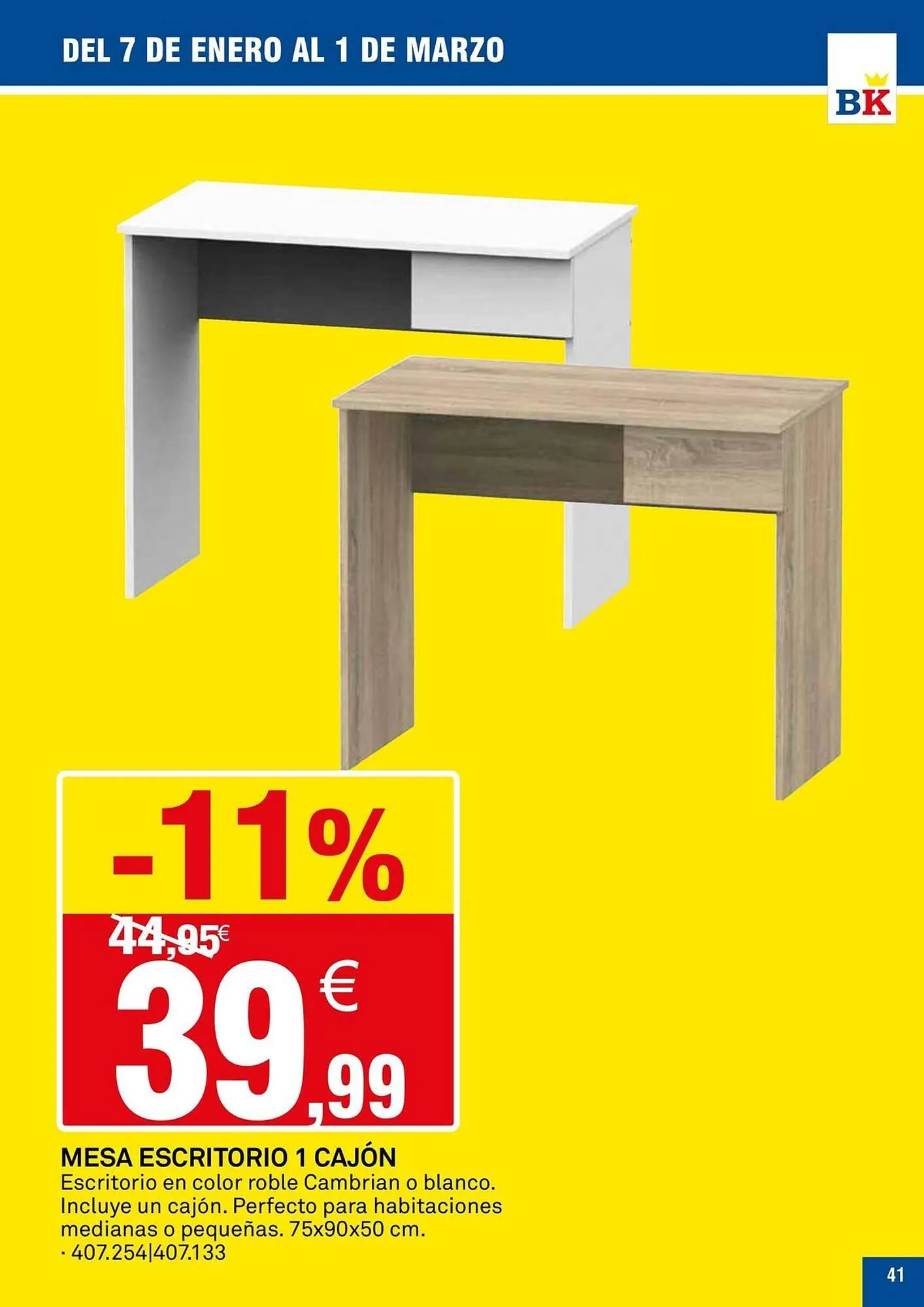 Catálogo de Catálogo Bricoking 7 de enero al 1 de marzo 2026 - Página 41