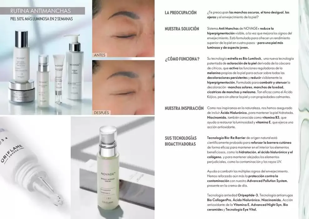 Catálogo de Oriflame Guía de Producto Novage+ 2025 10 de marzo al 7 de abril 2025 - Página 11