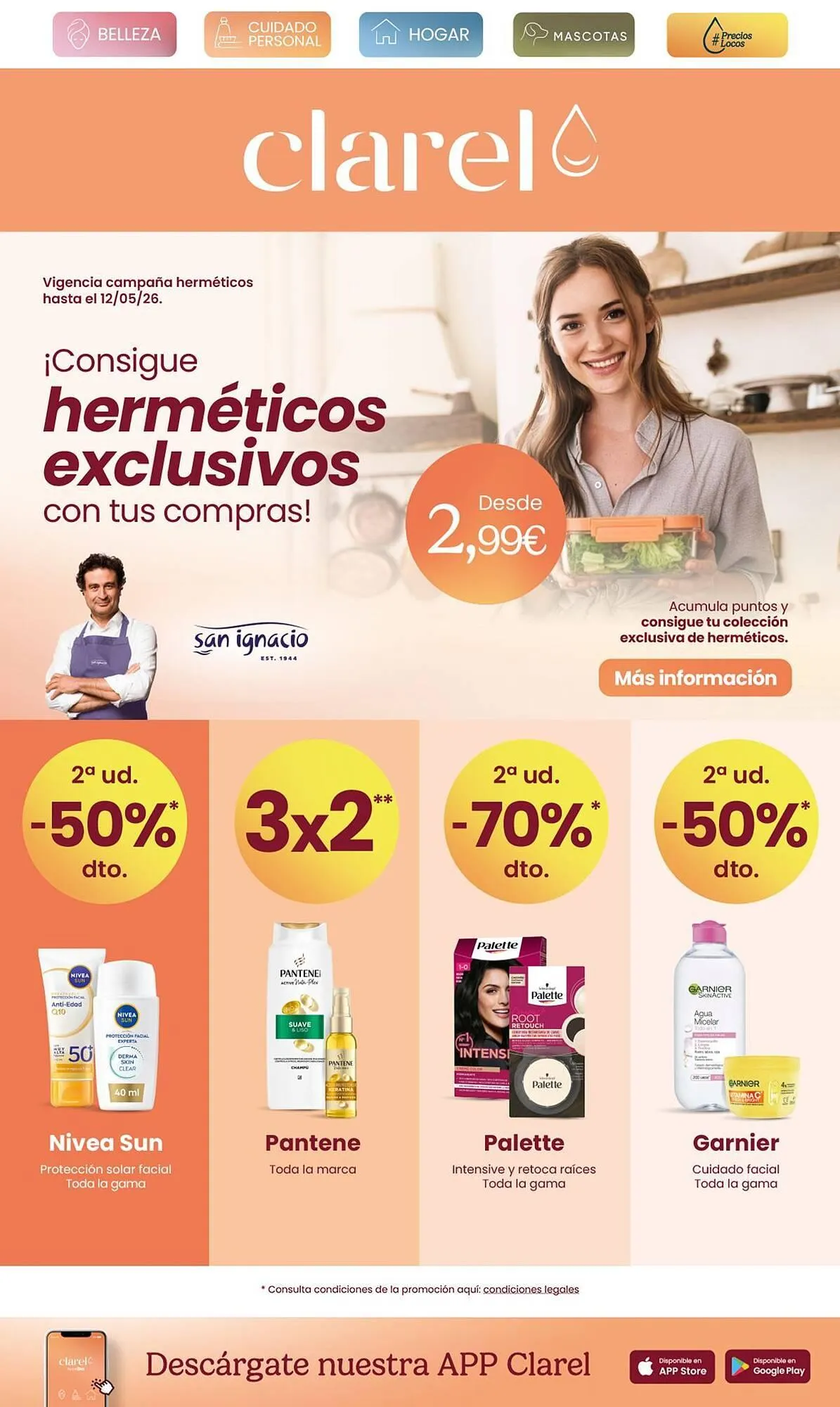 Catálogo de Folleto Clarel 2 de abril al 12 de mayo 2026 - Página 1