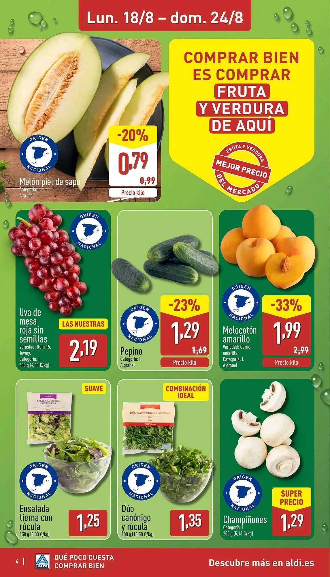 Catálogo de Folleto ALDI 18 de agosto al 24 de agosto 2025 - Página 4