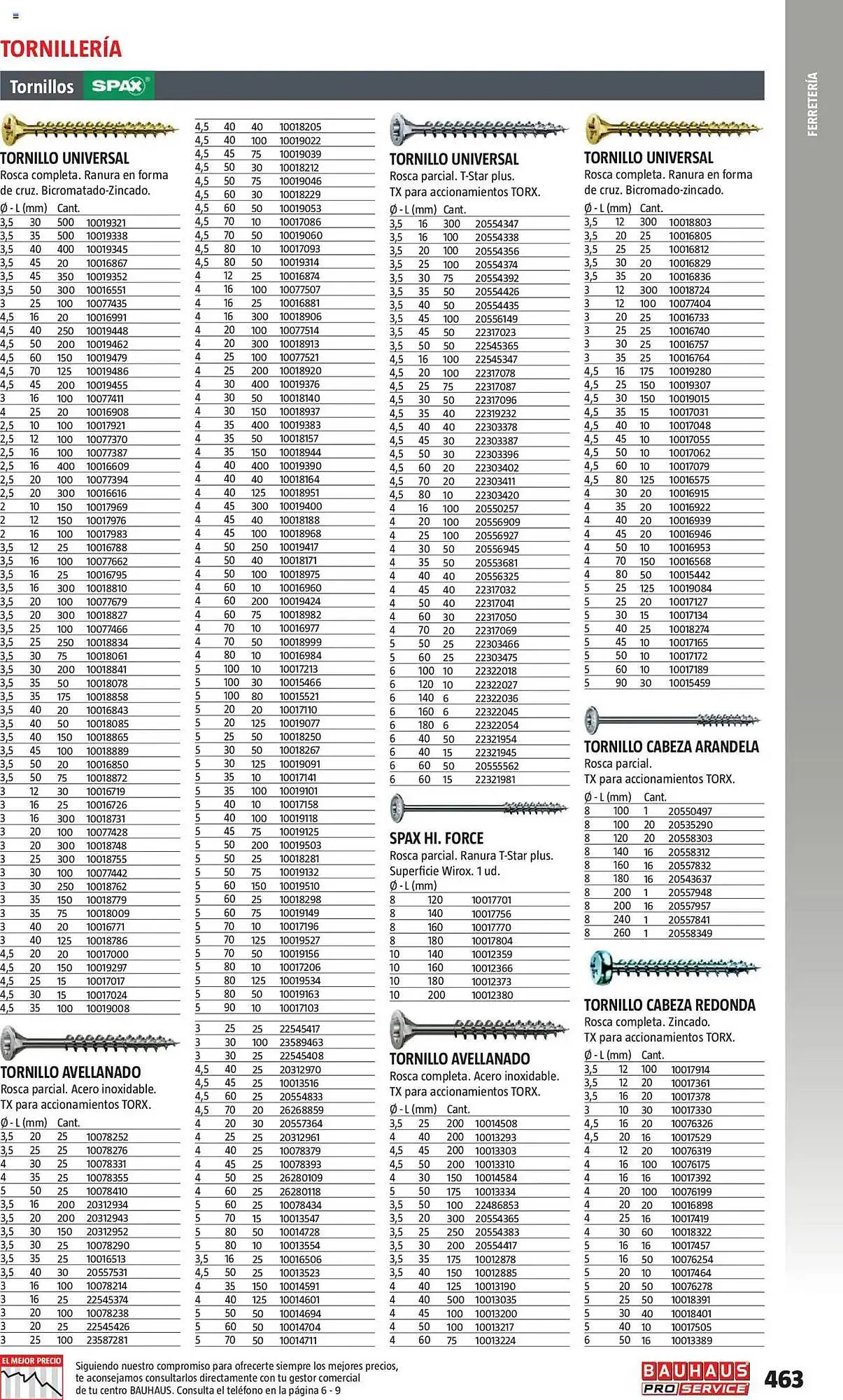 Catálogo de Folleto Bauhaus 24 de febrero al 31 de diciembre 2025 - Página 463