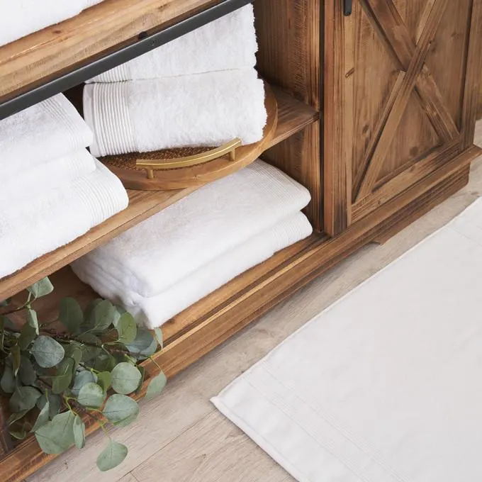 Toalla algodón peinado - Basic LM Blanco