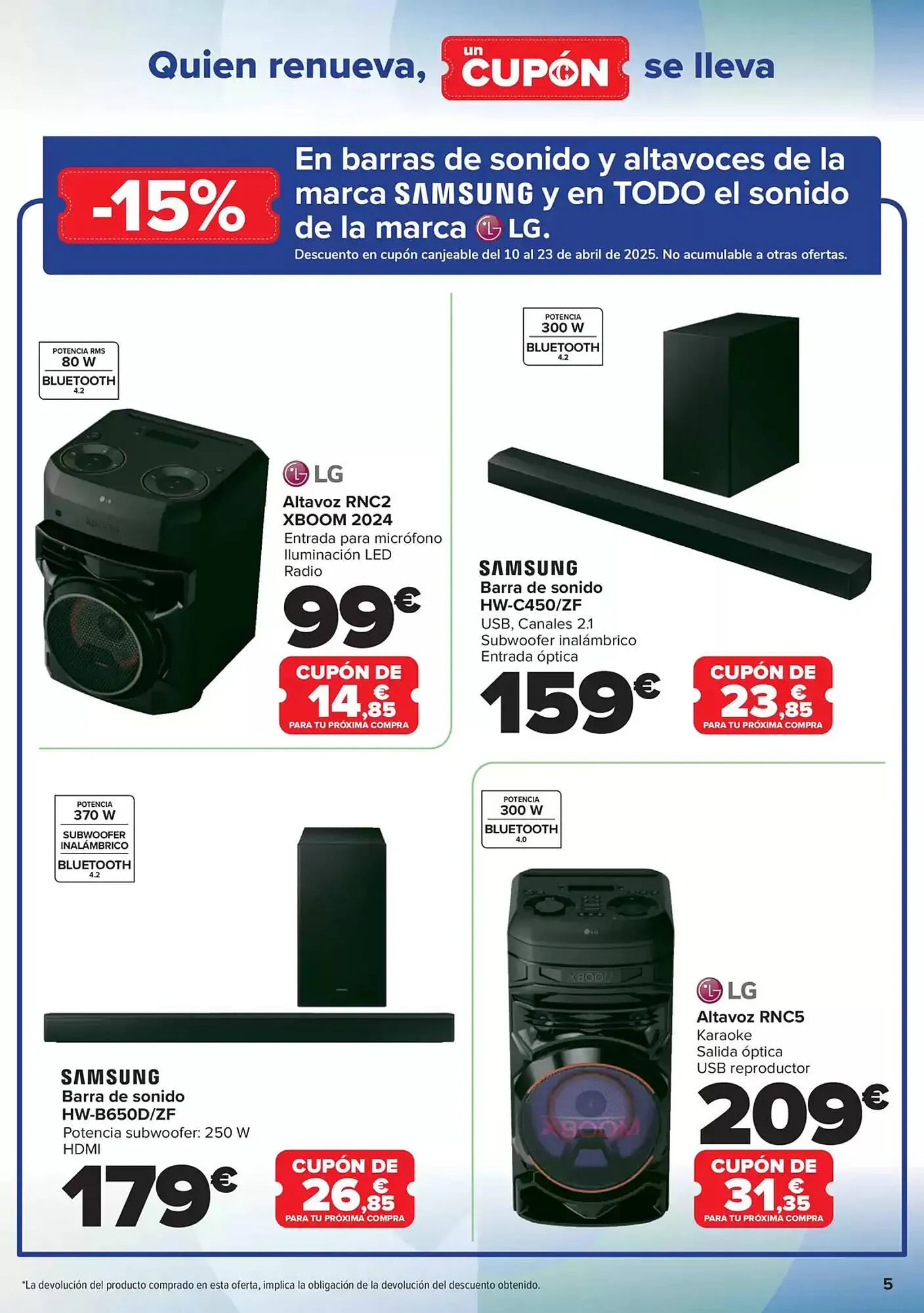 Catálogo de Folleto Carrefour 25 de marzo al 9 de abril 2025 - Página 5