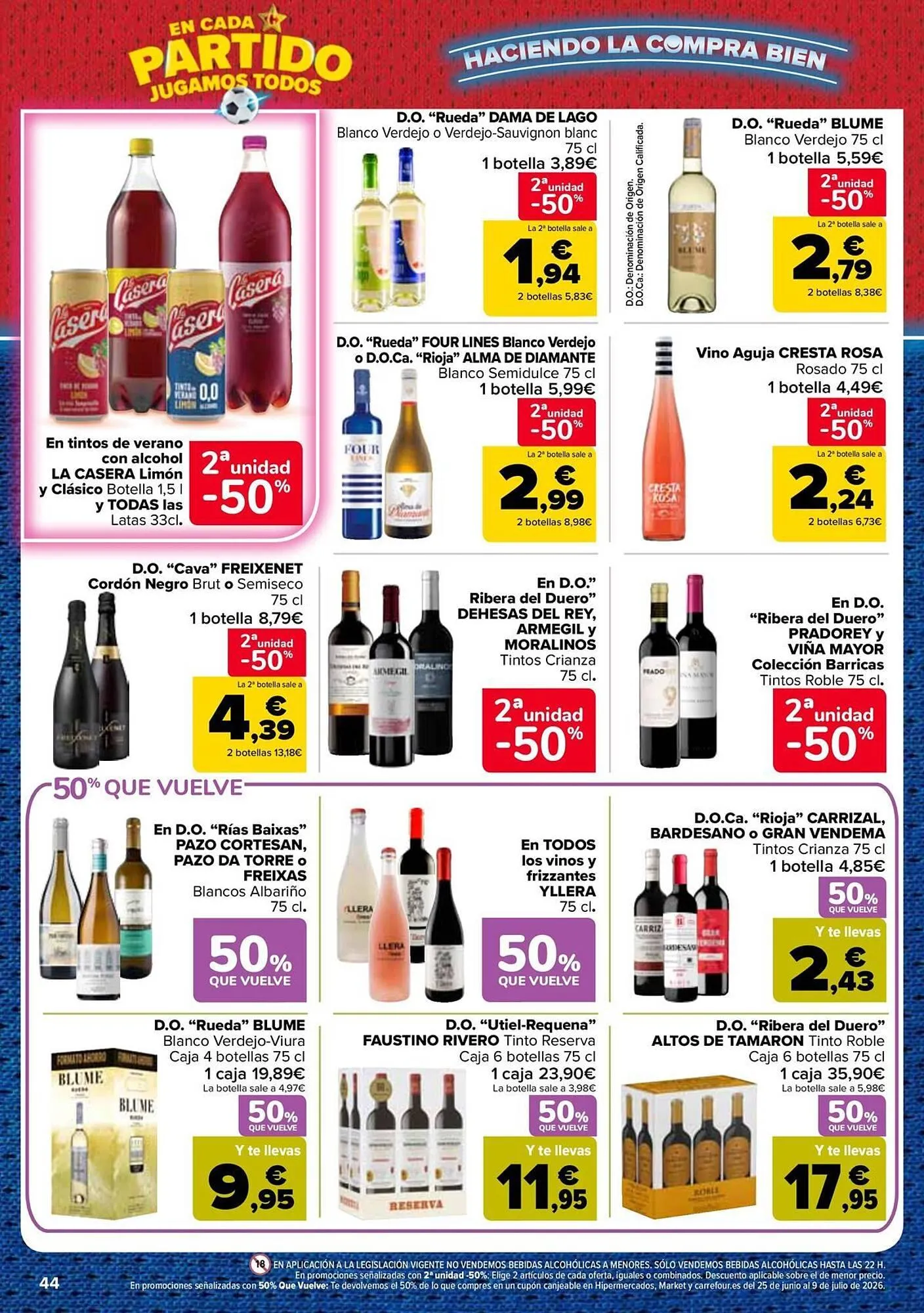 Catálogo de Folleto Carrefour 11 de junio al 24 de junio 2026 - Página 44