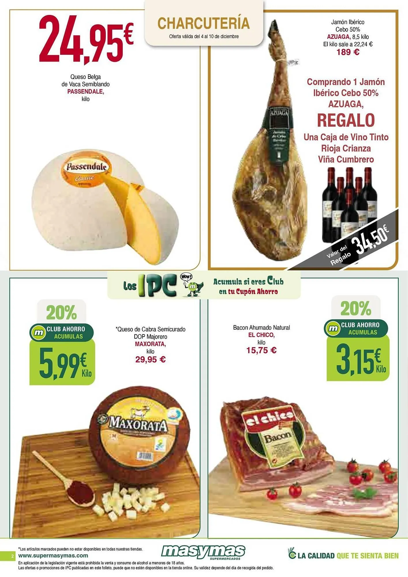 Catálogo de Folleto Masymas 4 de diciembre al 10 de diciembre 2025 - Página 2