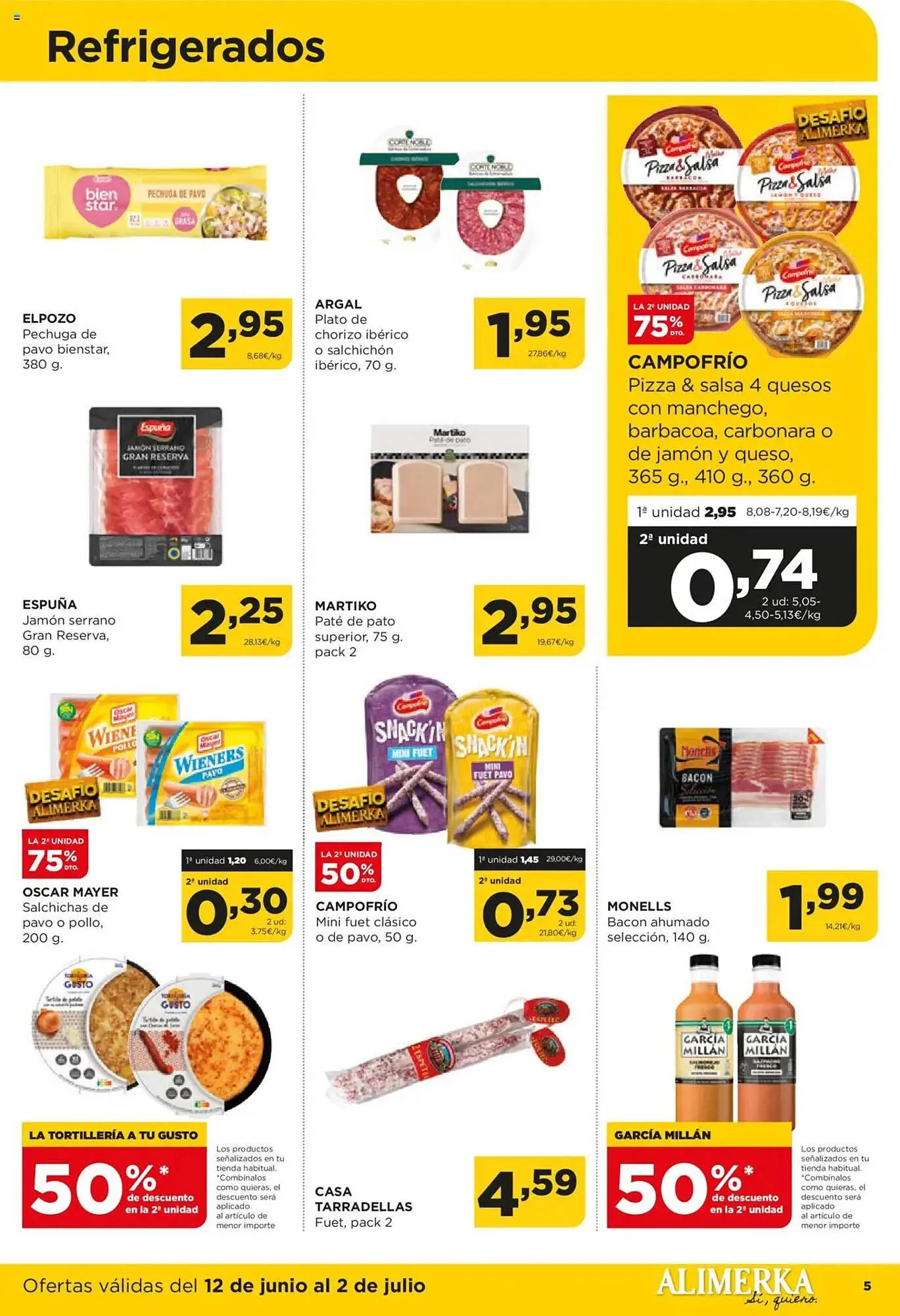 Catálogo de Folleto Alimerka 12 de junio al 2 de julio 2025 - Página 5