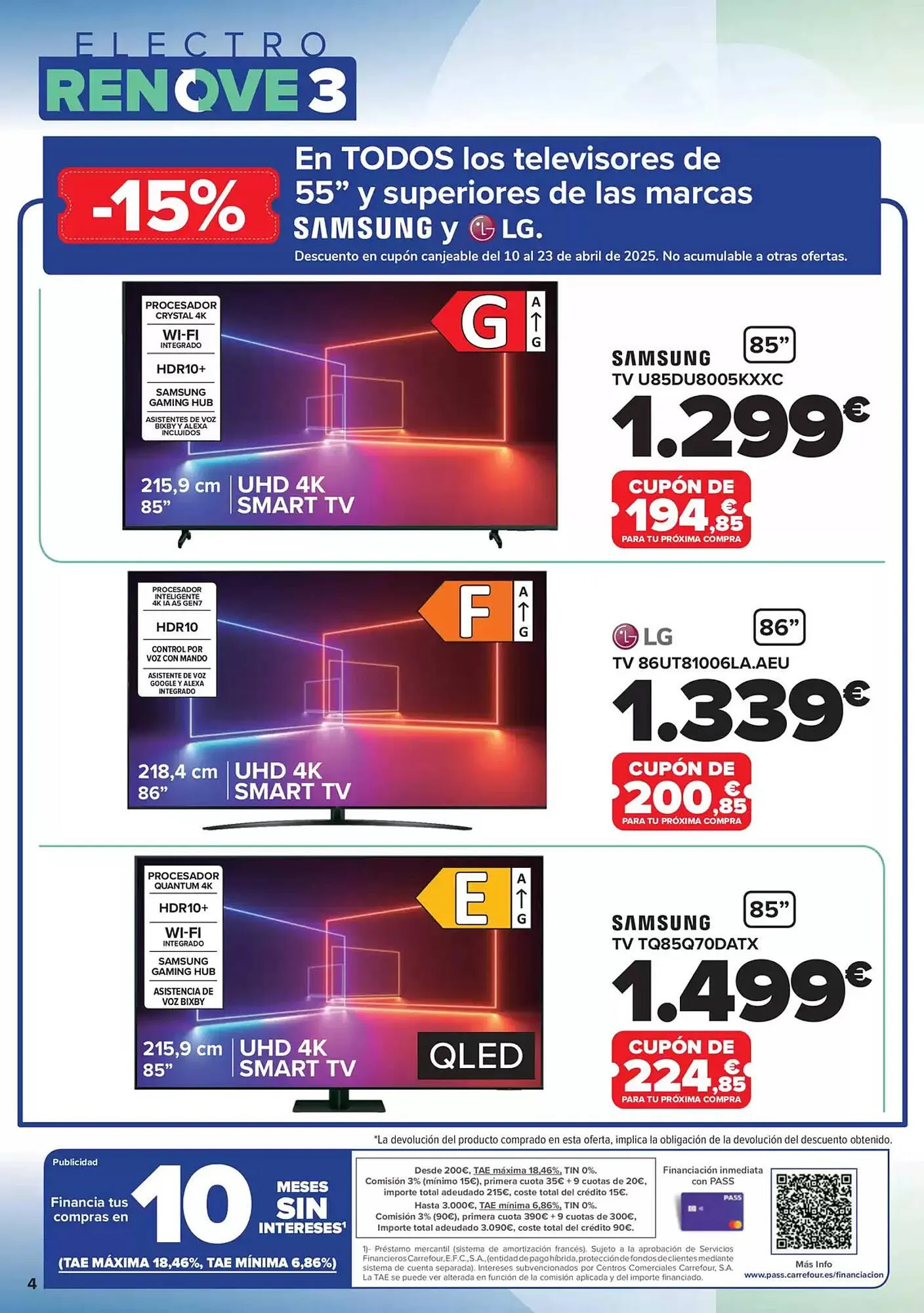 Catálogo de Folleto Carrefour 25 de marzo al 9 de abril 2025 - Página 4