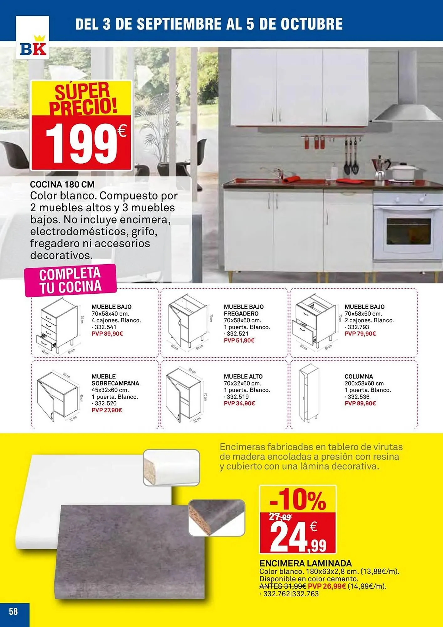 Catálogo de Catálogo Bricoking 3 de septiembre al 15 de octubre 2025 - Página 58