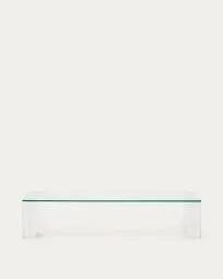 Sofá Aurum 3 plazas chenilla crudo con cabecero reclinable y base de metal gris mate 234 cm FSC Mix Credit