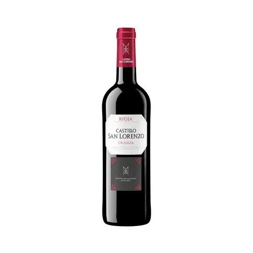 CASTILLO SAN LORENZO Vino tinto crianza con D.O. Rioja botella de 75 cl.