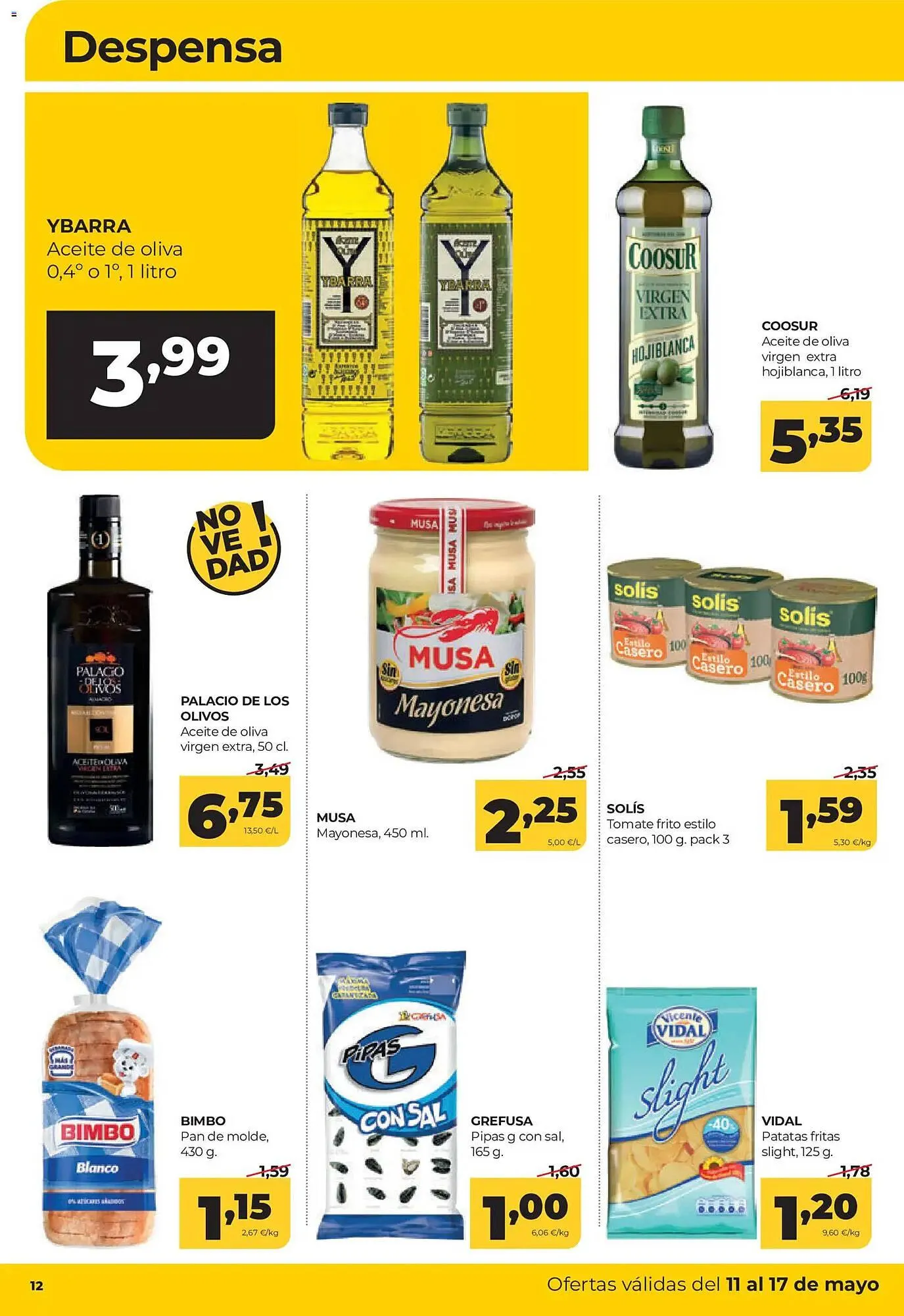 Catálogo de Folleto Alimerka 11 de mayo al 17 de mayo 2026 - Página 12