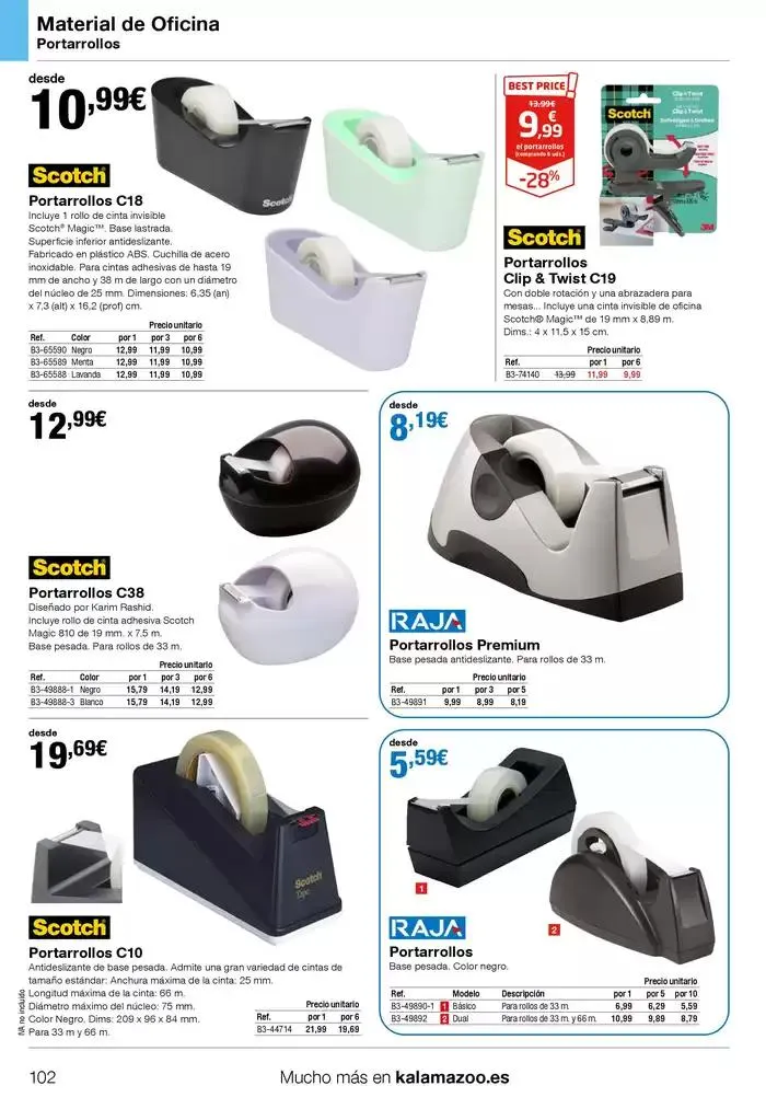 Catálogo de Staples Kalamazoo Catálogo General 9 de enero al 30 de septiembre 2025 - Página 102