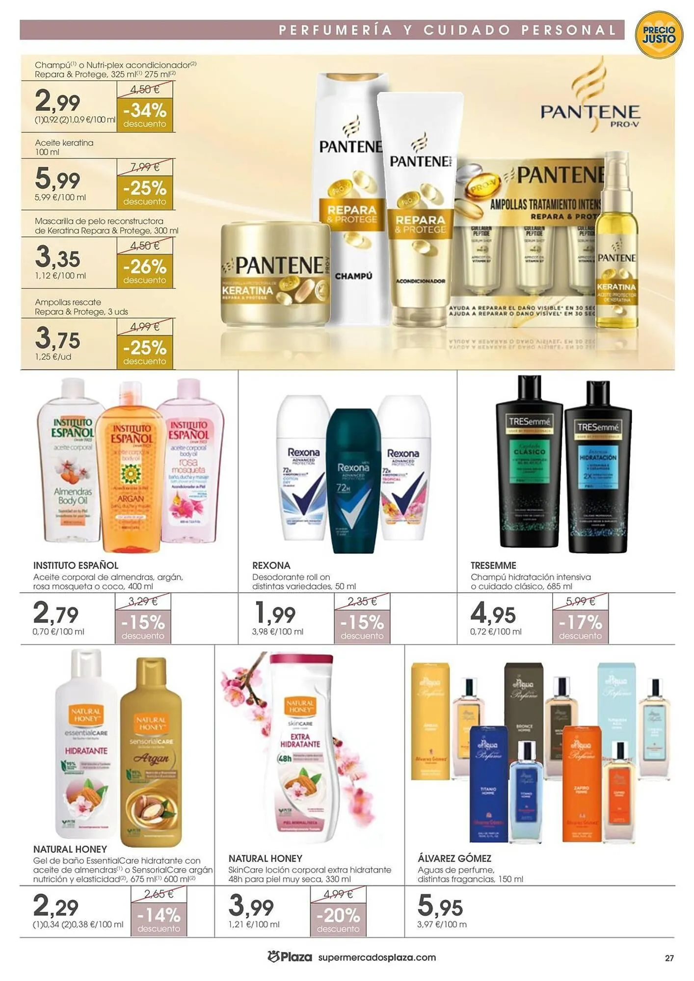 Catálogo de Folleto Supermercados Plaza 11 de julio al 30 de julio 2025 - Página 27