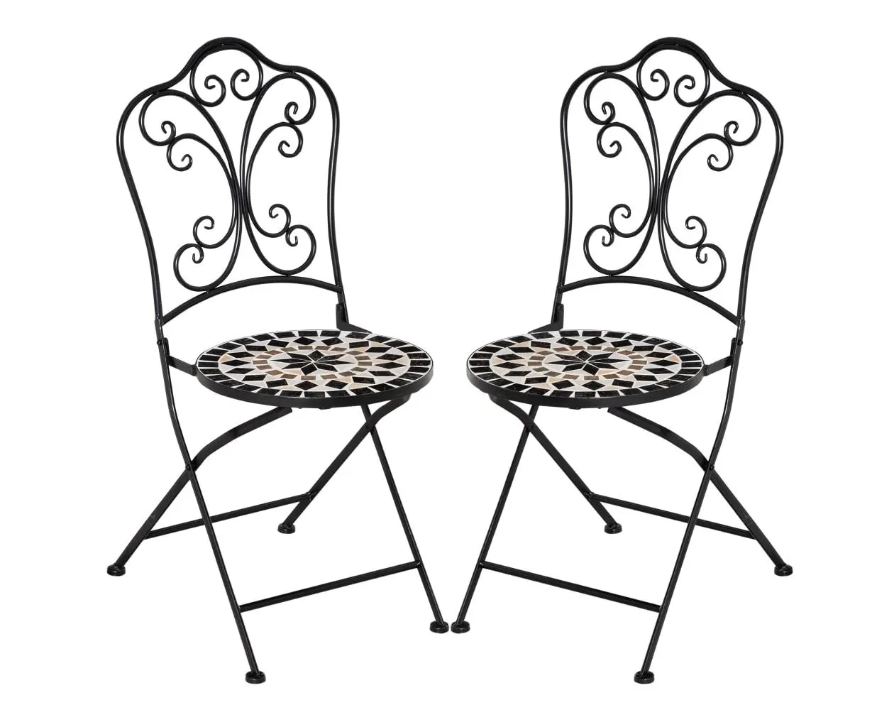 Set de sillas Outsunny 84B-655