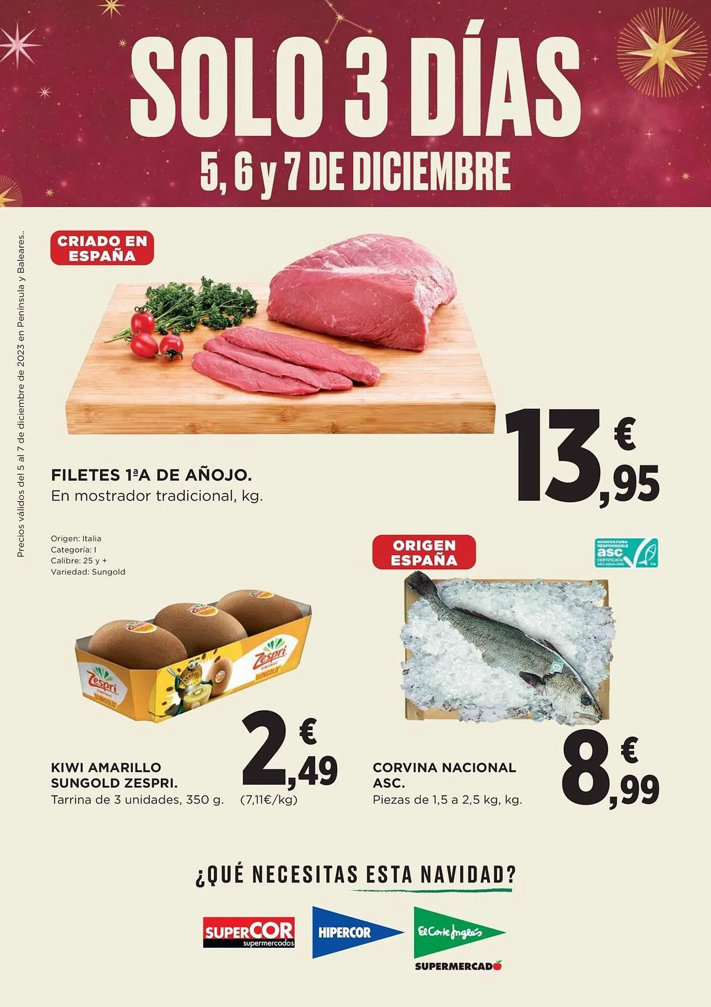 Catálogo de Folleto Supercor 5 de diciembre al 7 de diciembre 2023 - Página 1