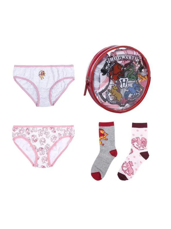Pack 4 piezas bragas más calcetines