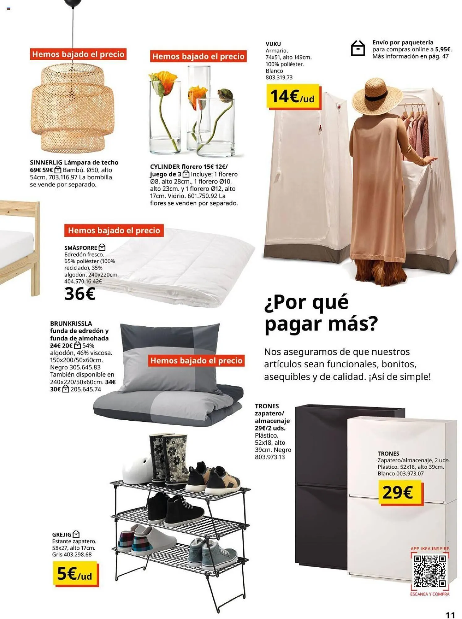 Catálogo de Folleto IKEA Precios bajos 4 de septiembre al 31 de enero 2025 - Página 11