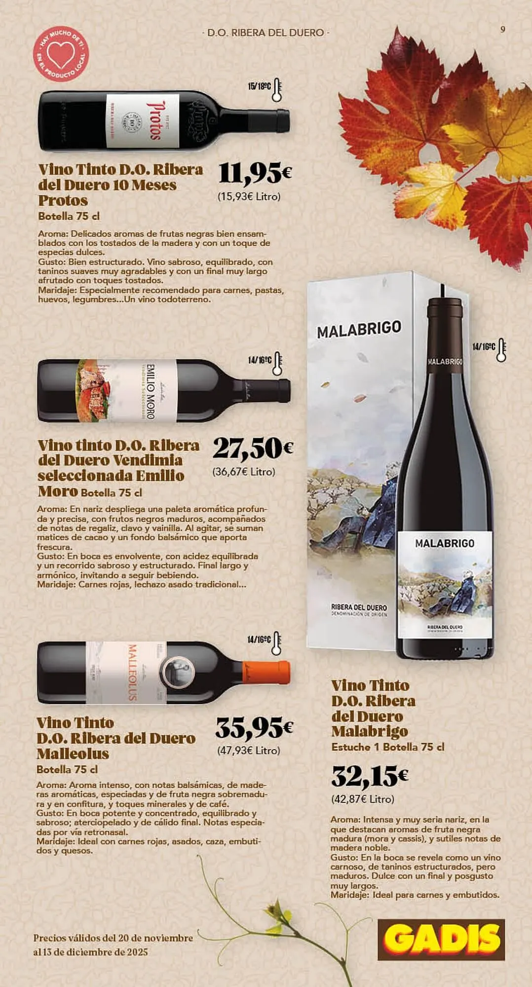 Catálogo de Folleto Gadis 20 de noviembre al 13 de diciembre 2025 - Página 9
