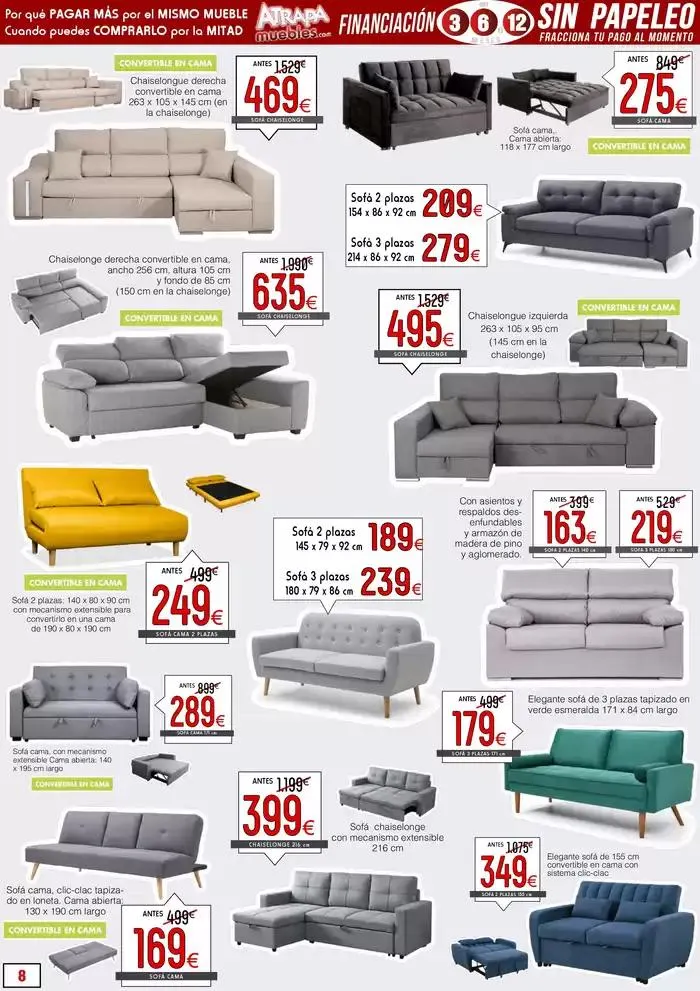 Catálogo de Atrapamuebles. Tu tienda de muebles ONLINE. 26 de abril al 31 de mayo 2025 - Página 8