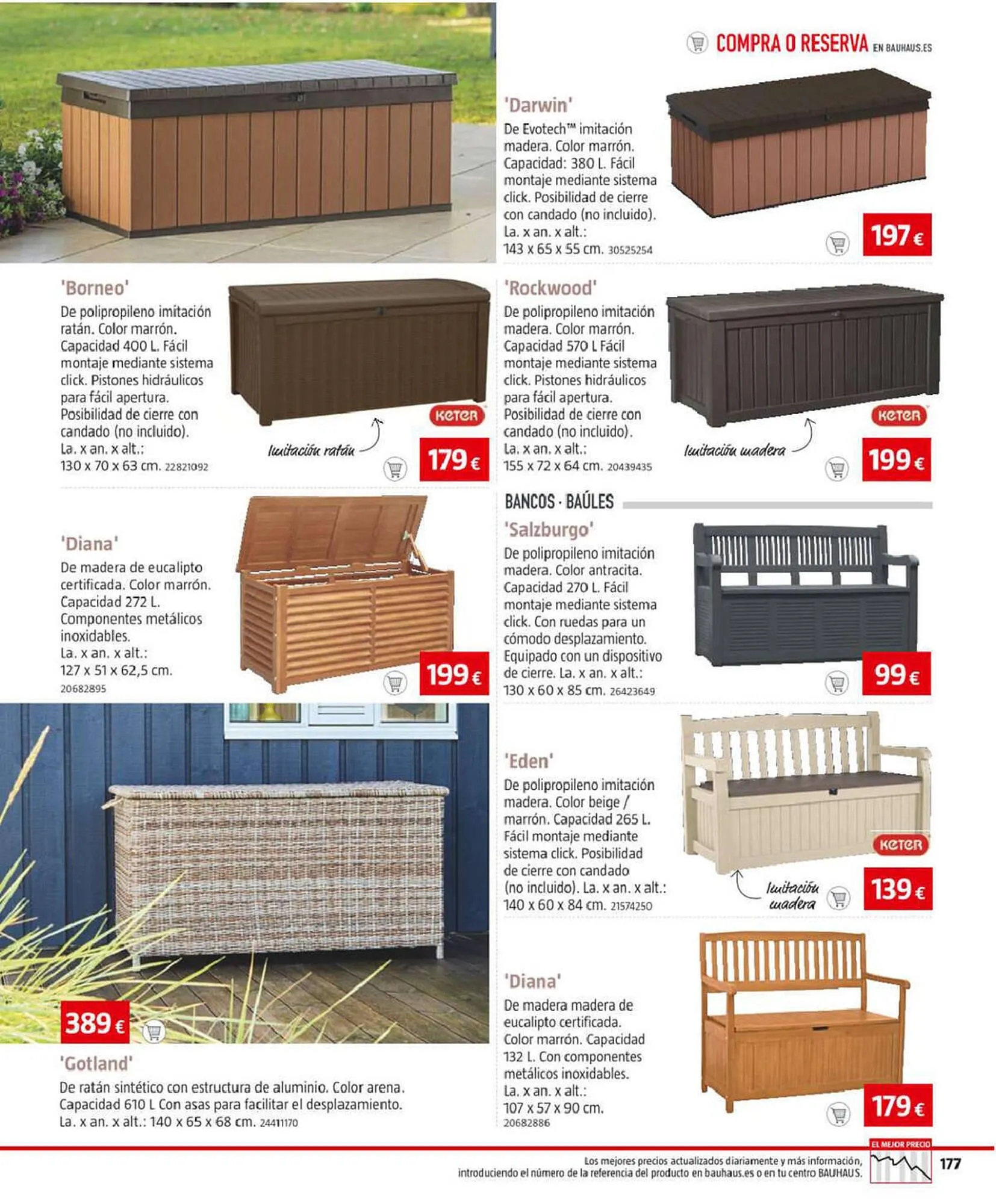 Catálogo de Folleto Bauhaus 7 de marzo al 15 de agosto 2023 - Página 177