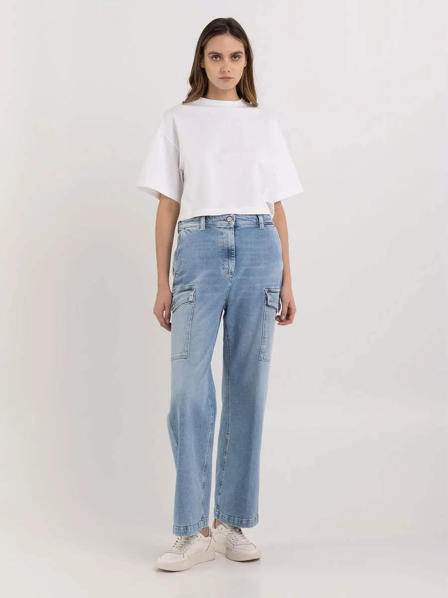 Vaqueros con pernera ancha y corte recto Drewby