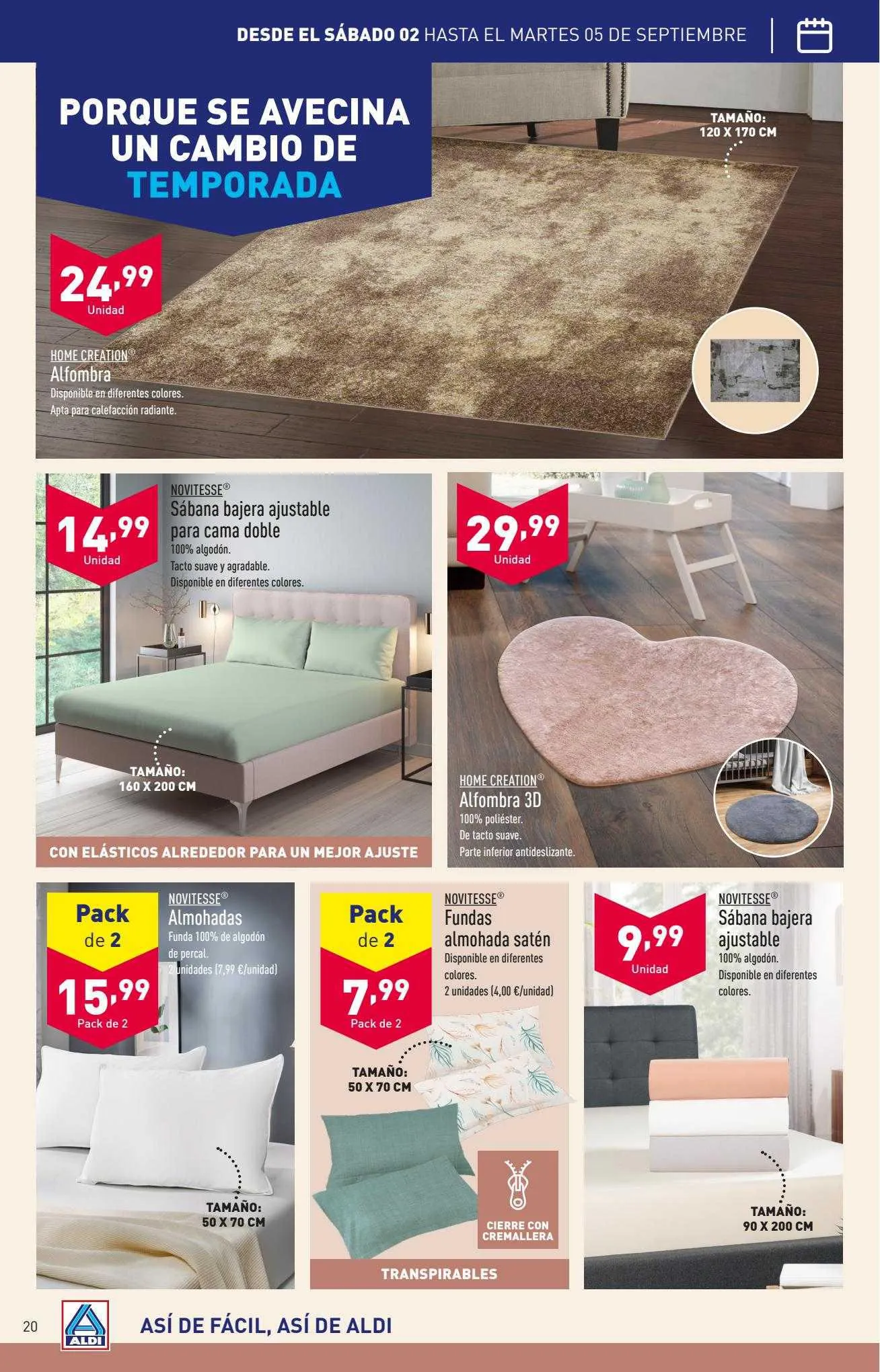 Catálogo de ALDI Folleto 28 de agosto al 3 de septiembre 2023 - Página 20