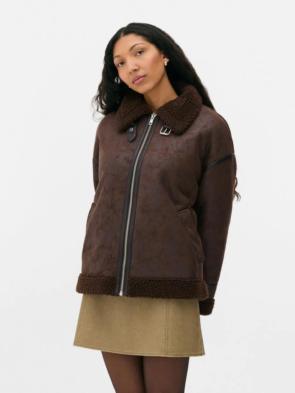 Giacca aviatore oversize