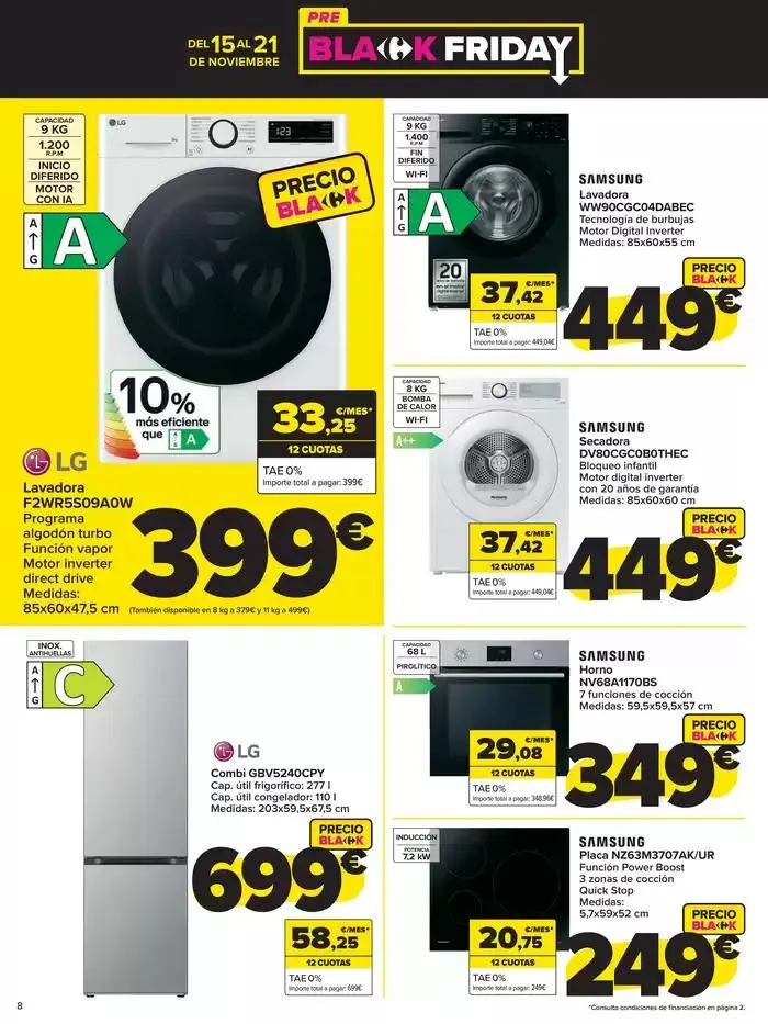 Catálogo de Pre black friday 15 de noviembre al 21 de noviembre 2024 - Página 8