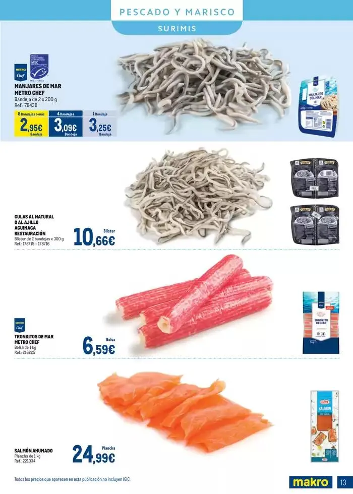 Catálogo de Especial Congelados Canarias 5 de mayo al 1 de junio 2025 - Página 13