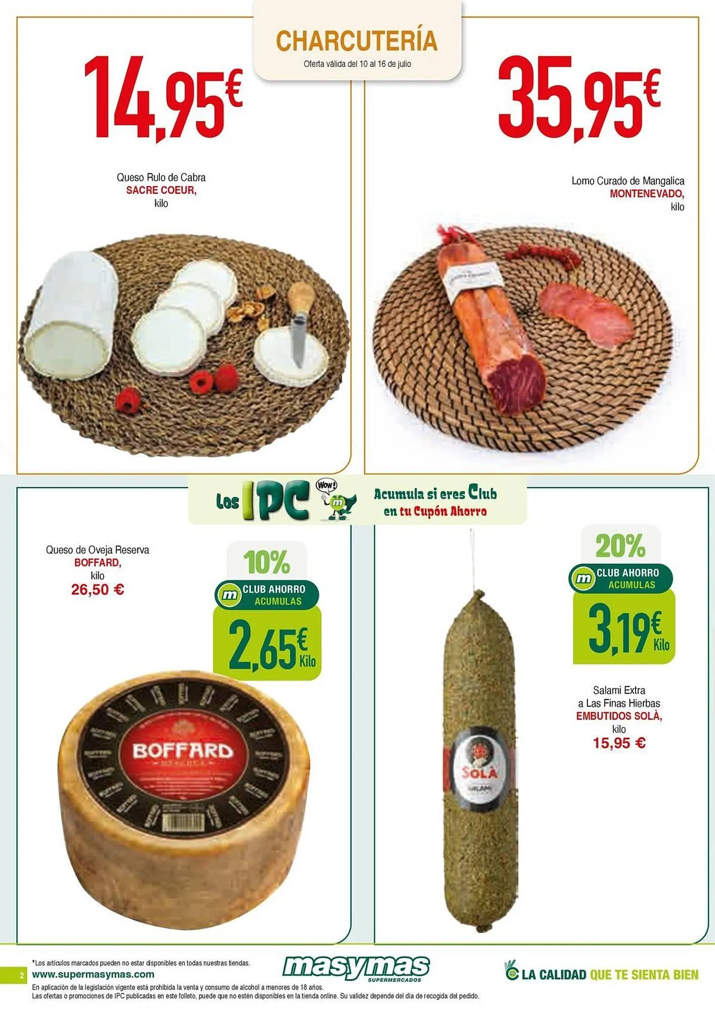 Catálogo de Folleto Masymas 10 de julio al 16 de julio 2025 - Página 2