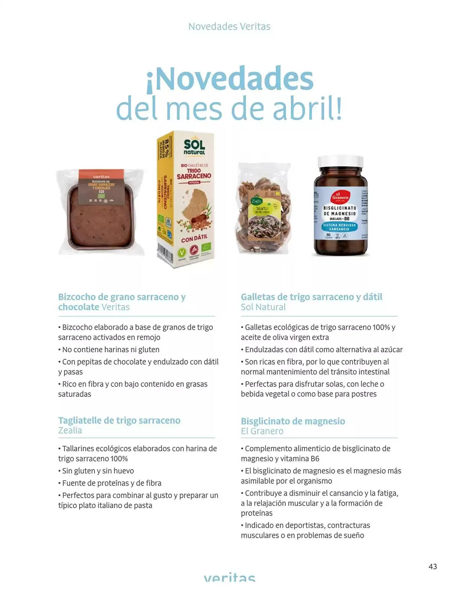 Catálogo de Folleto Veritas 1 de abril al 31 de mayo 2025 - Página 43