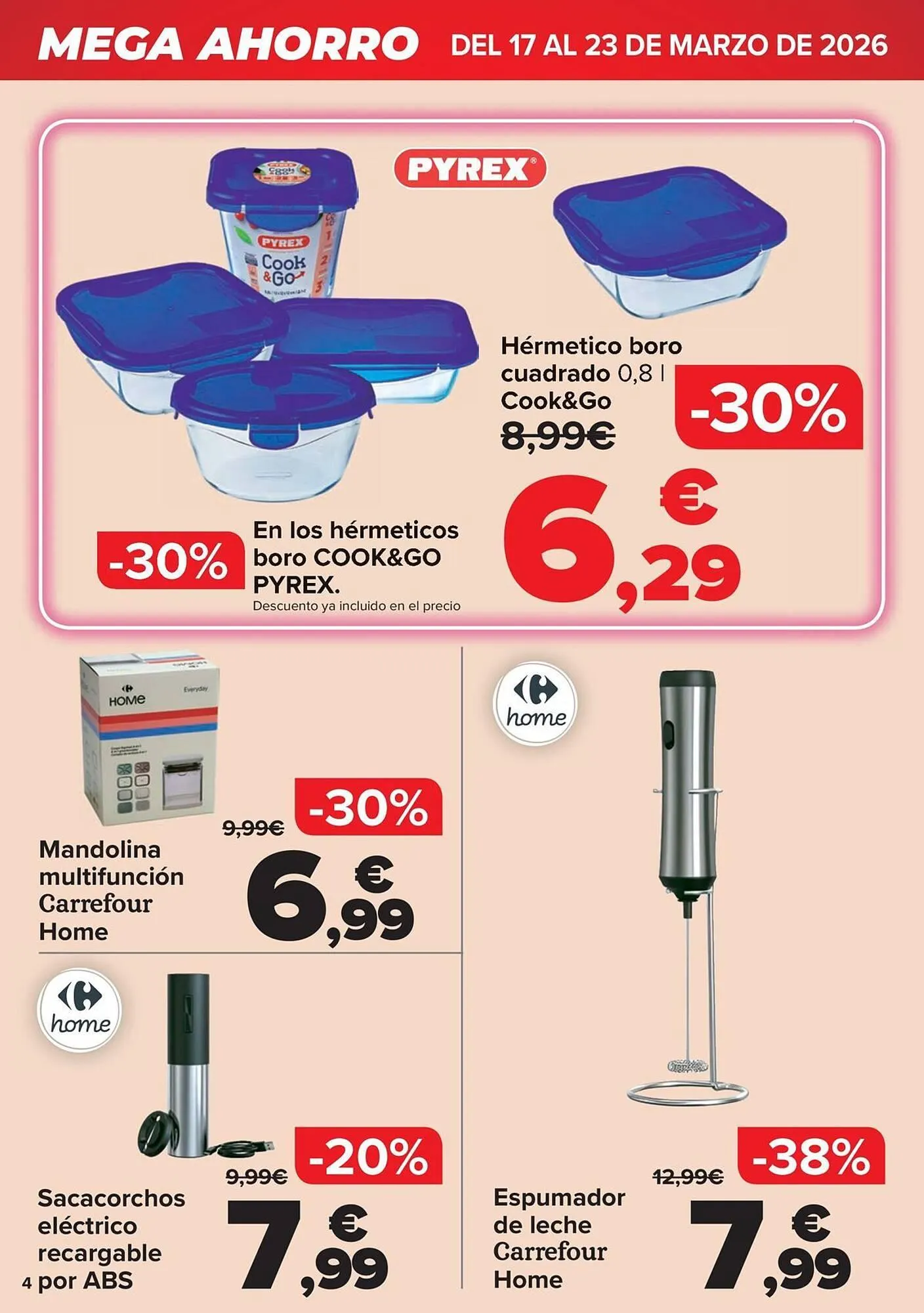 Catálogo de Folleto Carrefour 17 de marzo al 23 de marzo 2026 - Página 4